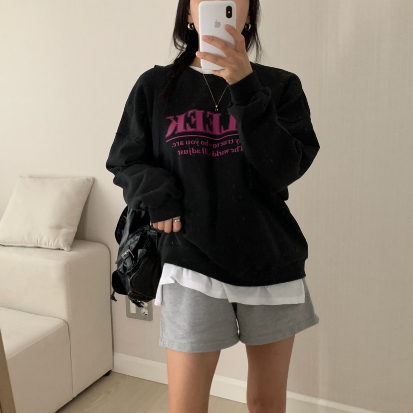 HELLO JINI韓國直郵㊣女士新款人氣真品休閑熱賣25秋冬衛衣HELLO JINI衛衣