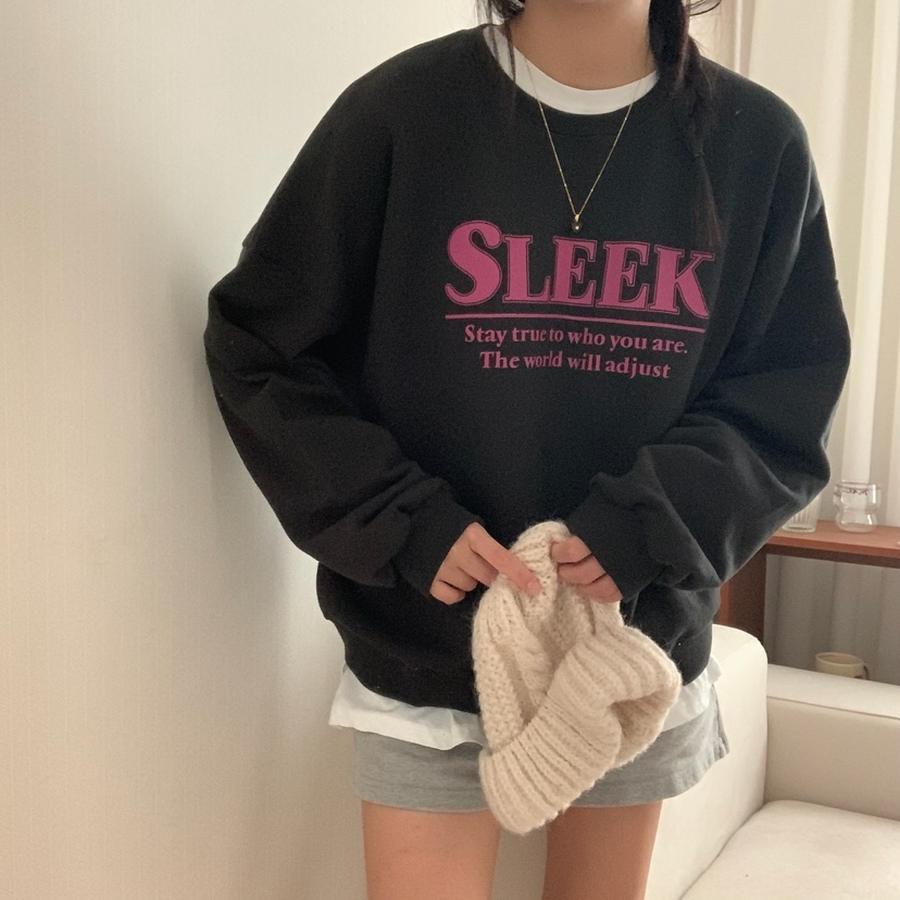 HELLO JINI韓國直郵㊣女士新款人氣真品休閑熱賣25秋冬衛衣HELLO JINI衛衣