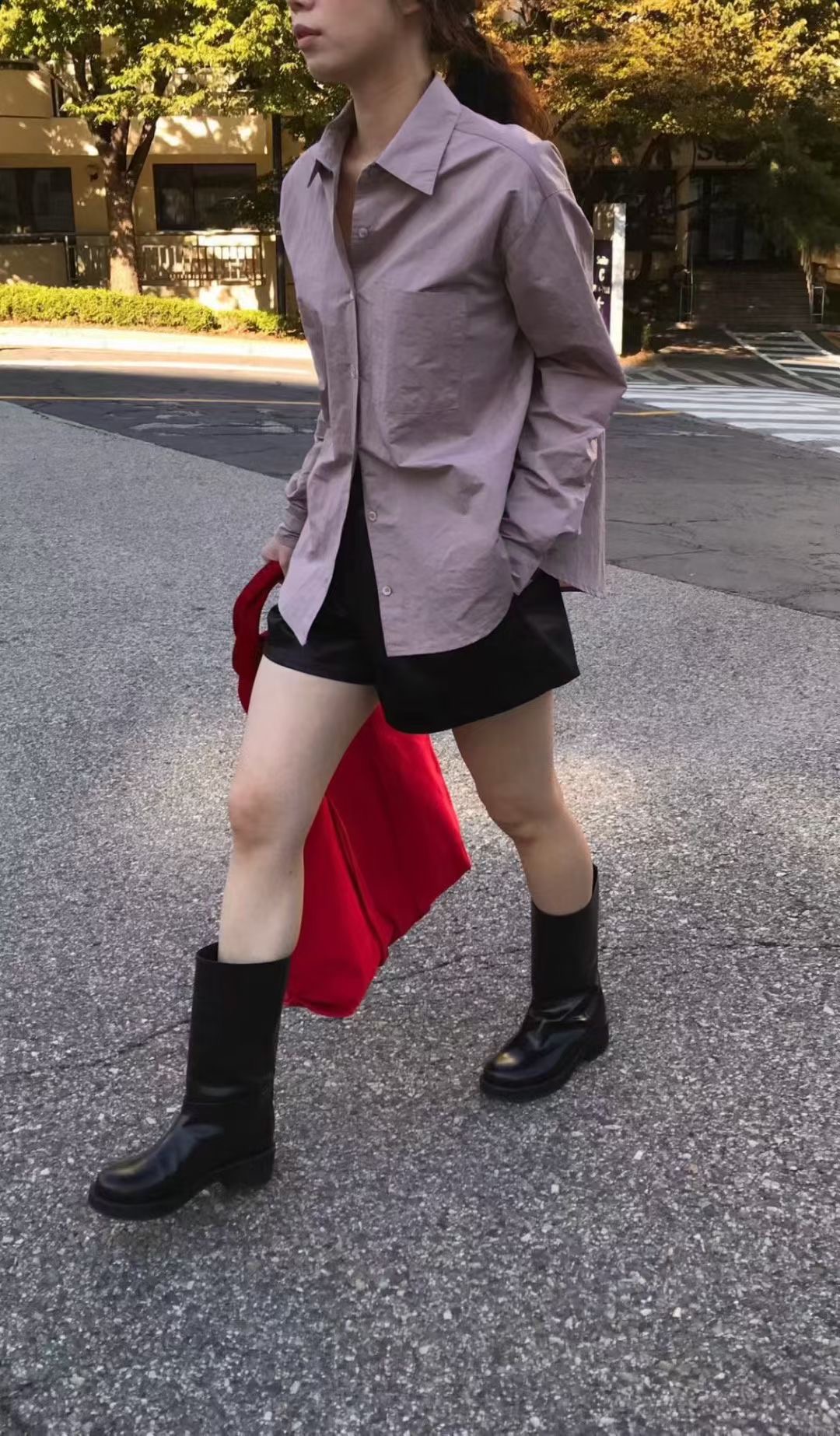 DE ONDO東大門㊣直郵女士新品人氣休閑襯衫蕾絲衫口袋水洗DE ONDO襯衫/蕾絲衫圖色2