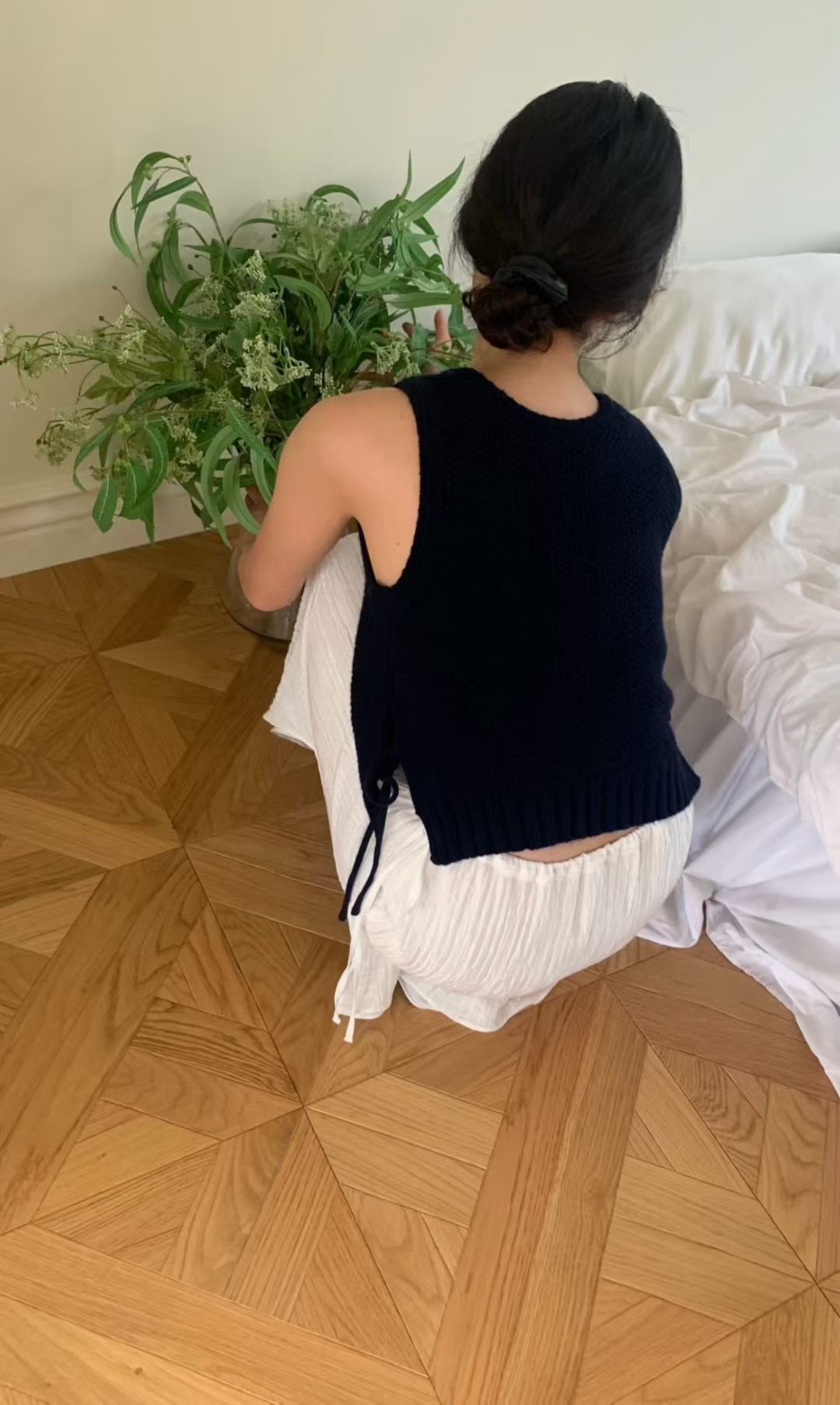 DE ONDO東大門㊣代購女裝新款真品25秋冬吊帶背心不含內搭絨DE ONDO吊帶/背心
