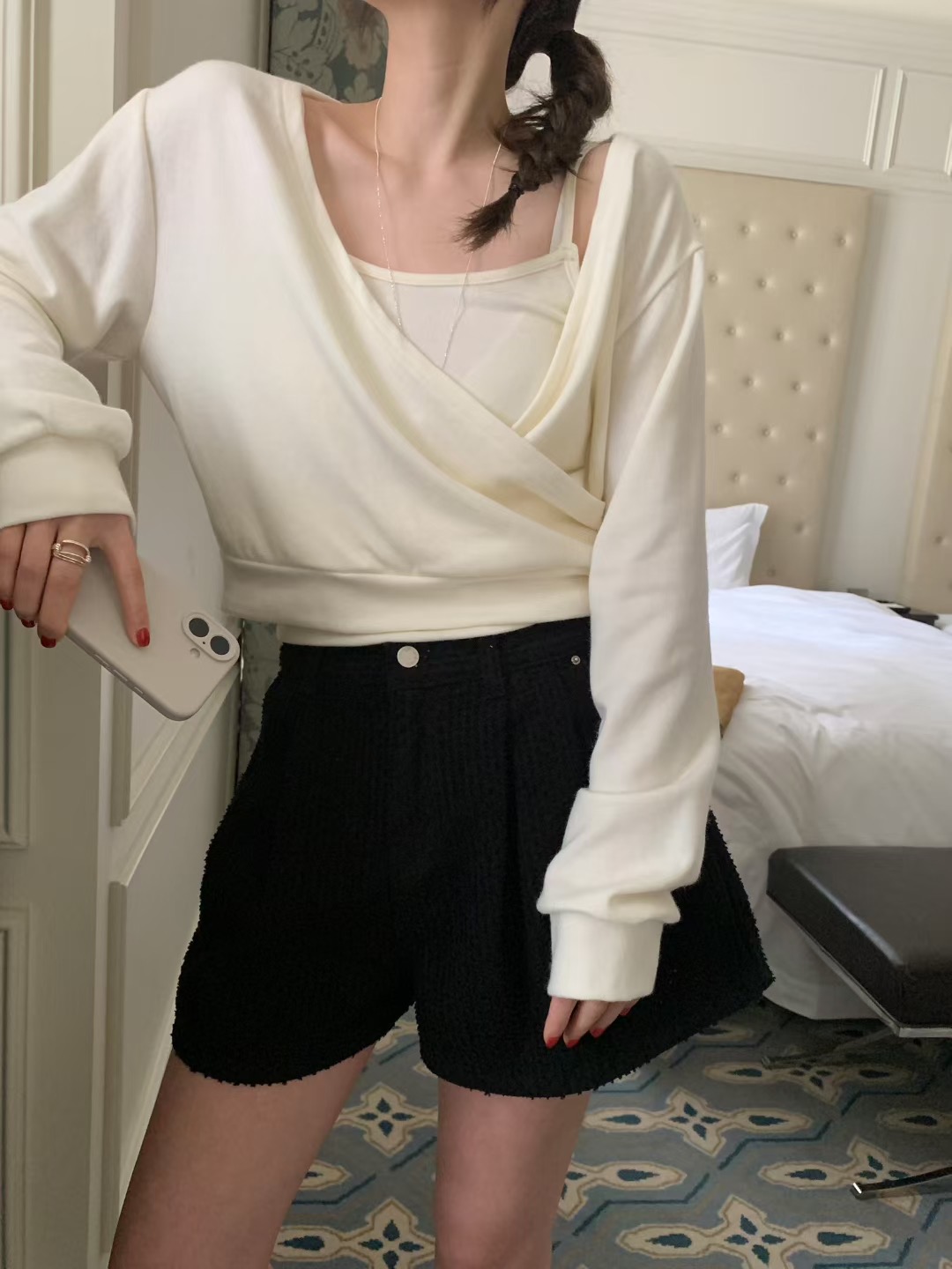 MELLOUNGE-멜라운지-T韓國代購㊣女士新款休閑職業推薦衛衣MELLOUNGE-T衛衣