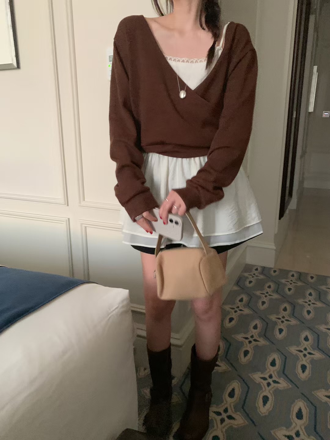 MELLOUNGE-멜라운지-T韓國代購㊣女士新款休閑職業推薦衛衣MELLOUNGE-T衛衣圖色3