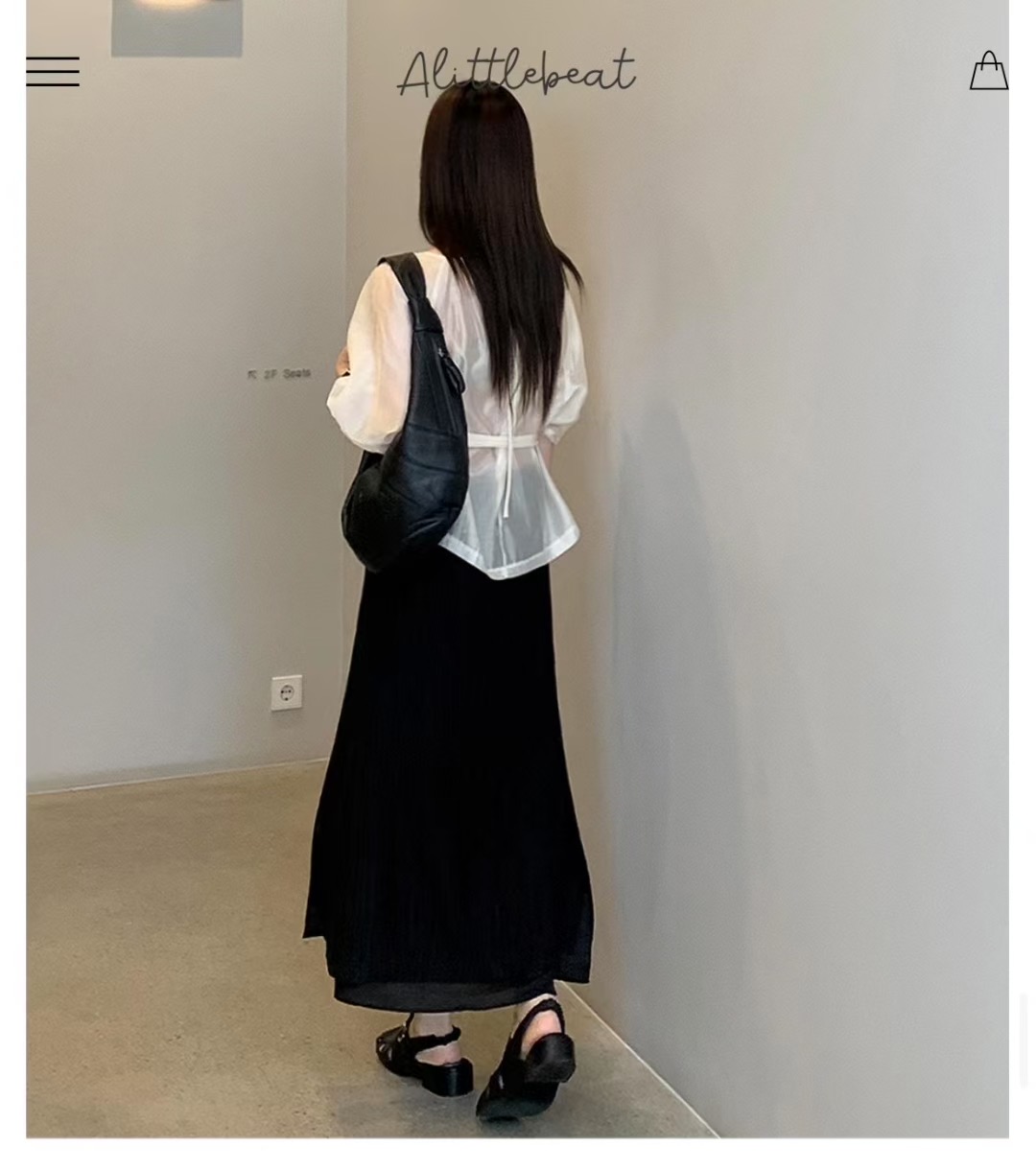 DE ONDO東大門㊣直郵女士新品時尚職業真品人氣熱賣休閑長裙DE ONDO長裙
