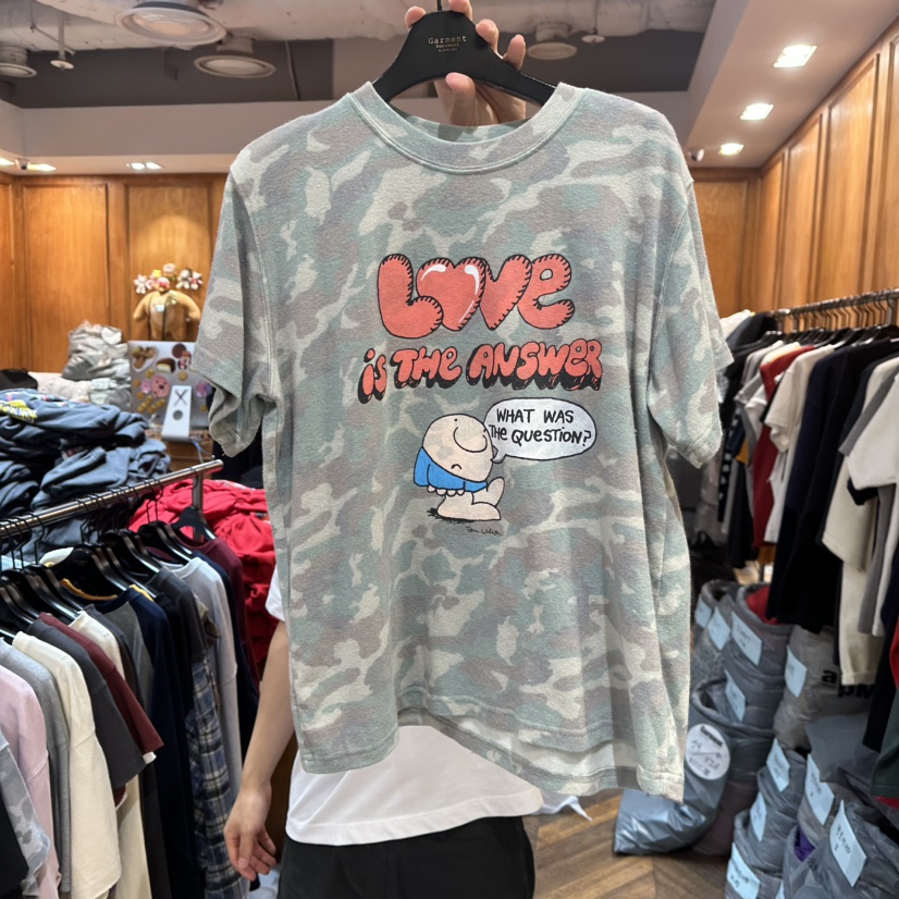 GARMENT-P韓國直郵㊣女裝新款人氣真品職業休閑熱賣T恤迷彩GARMENTT恤圖色2