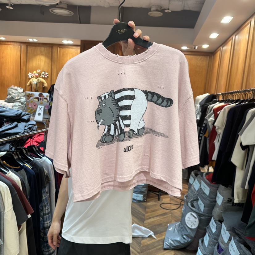 GARMENT-P東大門㊣直郵女裝新款推薦25秋冬真品職業休閑T恤GARMENTT恤