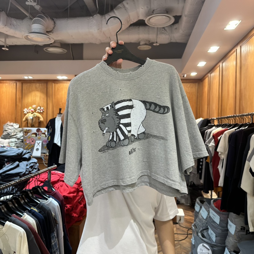 GARMENT-P東大門㊣直郵女裝新款推薦25秋冬真品職業休閑T恤GARMENTT恤圖色3