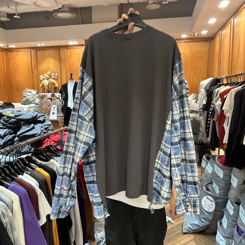 GARMENT-P東大門㊣代購女士新品真品職業時尚長袖T恤假兩件GARMENT長袖T恤