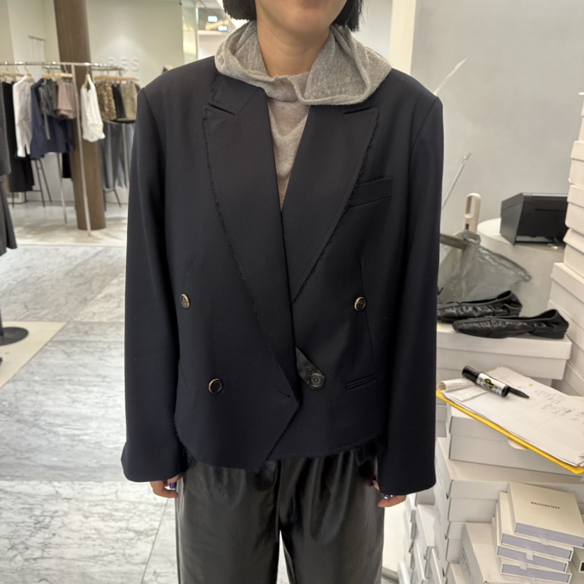DOUBLE STANDARD/LE SMOKING/MAISONSTAFF東大門㊣實拍女裝新款休閑夾克MAISONSTAFF夾克
