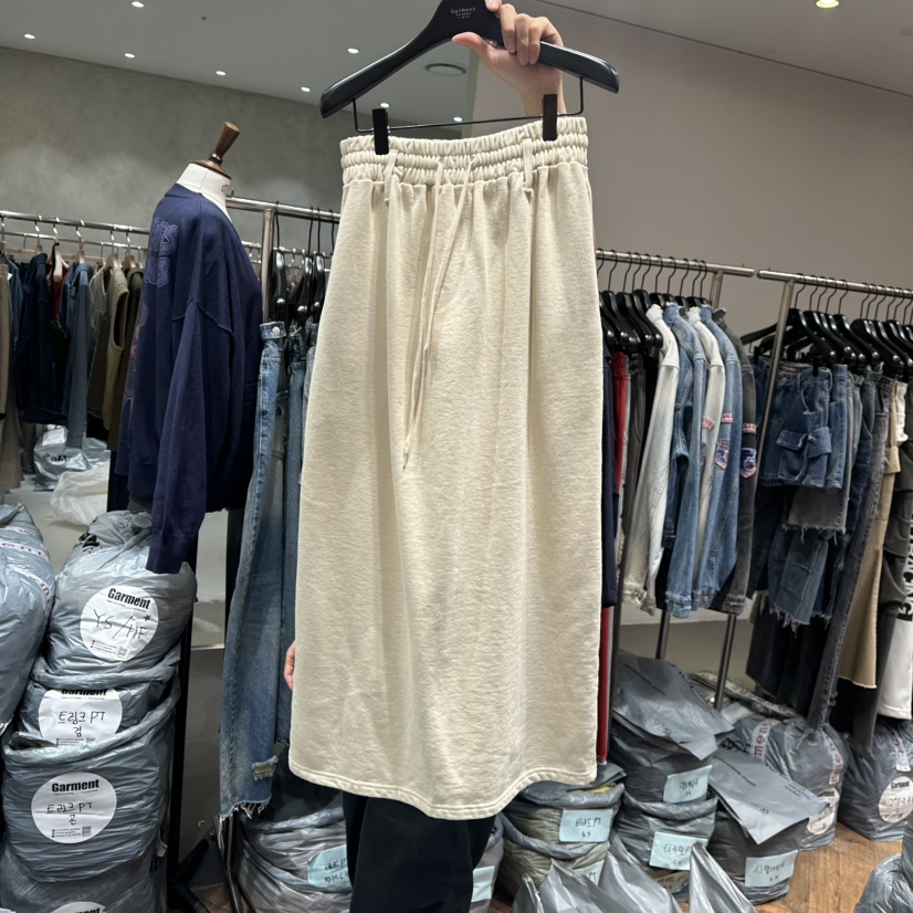 GARMENT-P東大門㊣實拍女士新品25秋冬人氣時尚推薦長裙腰帶GARMENT長裙