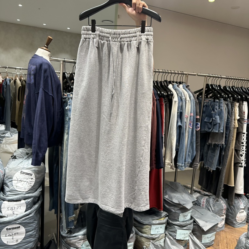 GARMENT-P東大門㊣實拍女士新品25秋冬人氣時尚推薦長裙腰帶GARMENT長裙圖色3