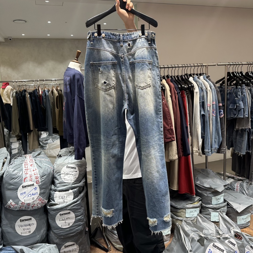 GARMENT-P韓國直郵㊣女裝新品人氣時尚25秋冬真品推薦牛仔褲GARMENT牛仔褲