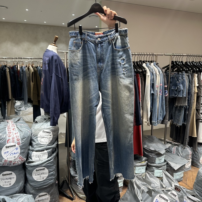 GARMENT-P韓國直郵㊣女裝新品人氣時尚25秋冬真品推薦牛仔褲GARMENT牛仔褲