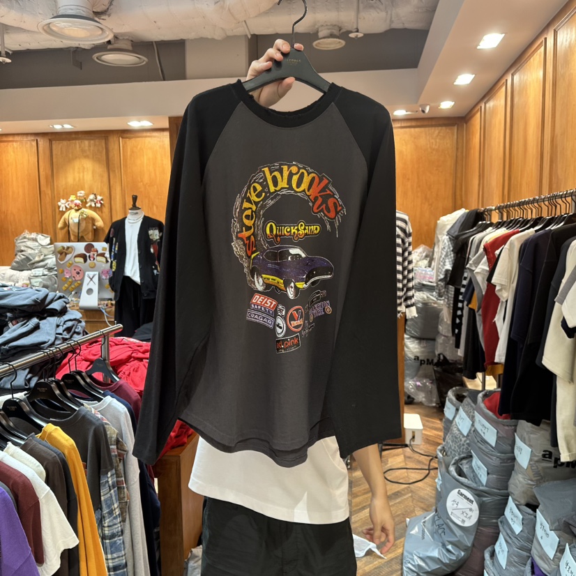 GARMENT-P韓國直郵㊣女士新品時尚真品熱賣人氣休閑長袖T恤GARMENT長袖T恤圖色3