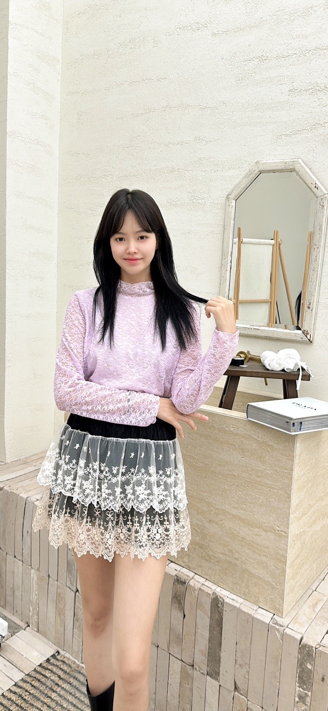 YARD韓國代購㊣女士新品真品人氣25秋冬時尚熱賣襯衫蕾絲衫YARD襯衫/蕾絲衫