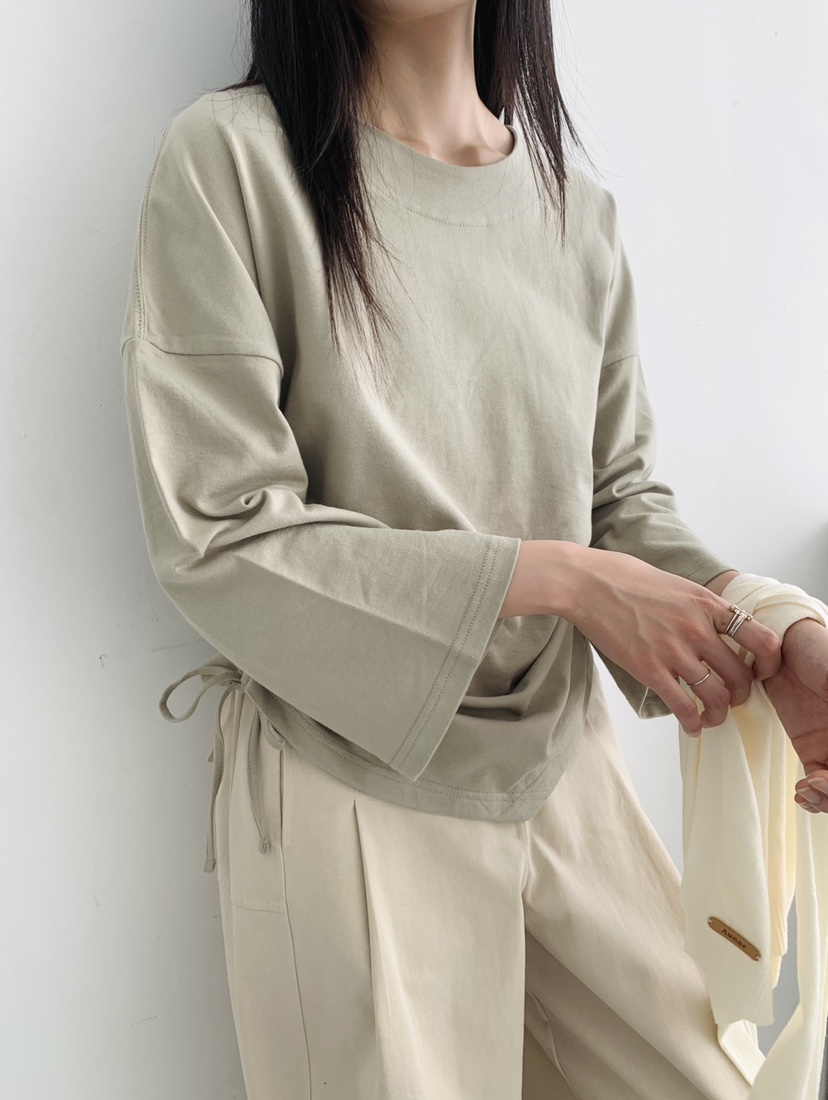 2BOTTLE韓國直郵㊣女裝新款時尚人氣休閑熱賣推薦真品長袖T恤2BOTTLE長袖T恤