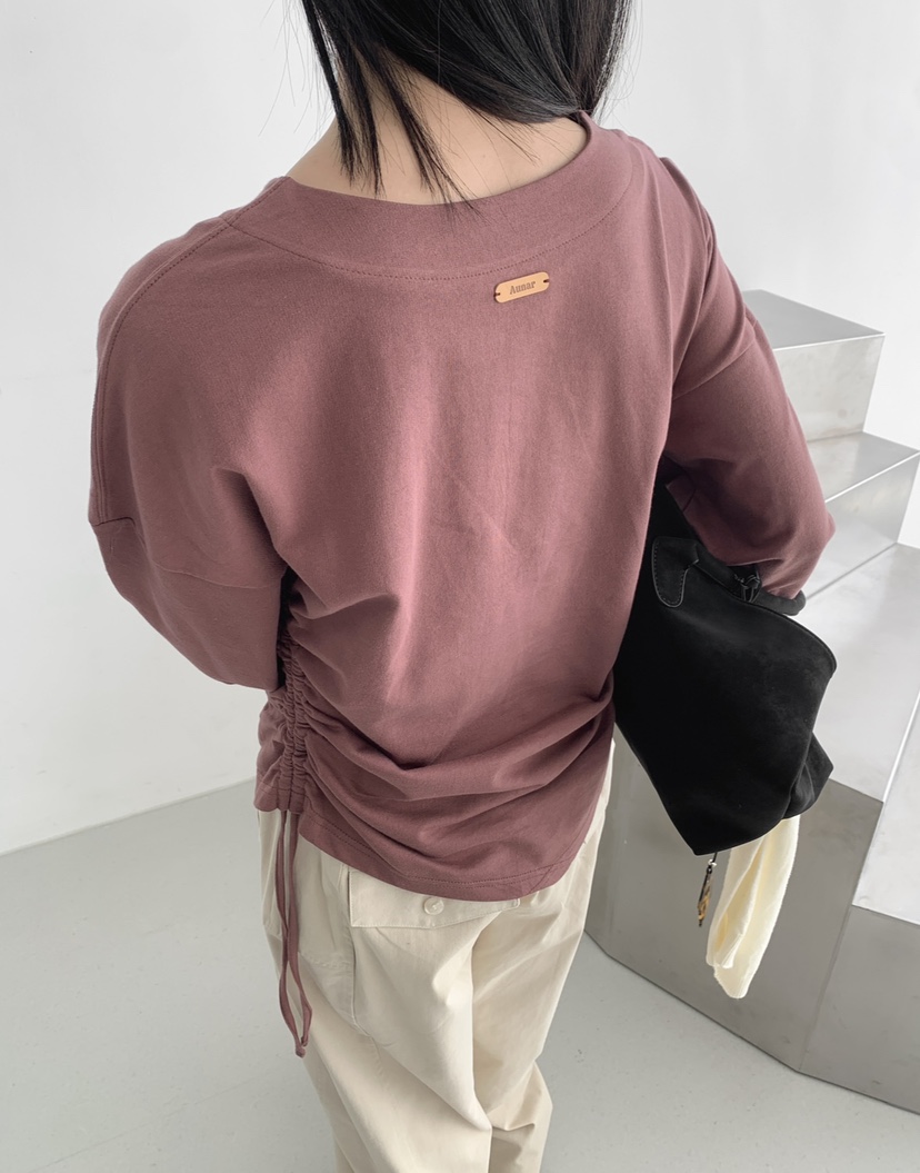 2BOTTLE韓國直郵㊣女裝新款時尚人氣休閑熱賣推薦真品長袖T恤2BOTTLE長袖T恤