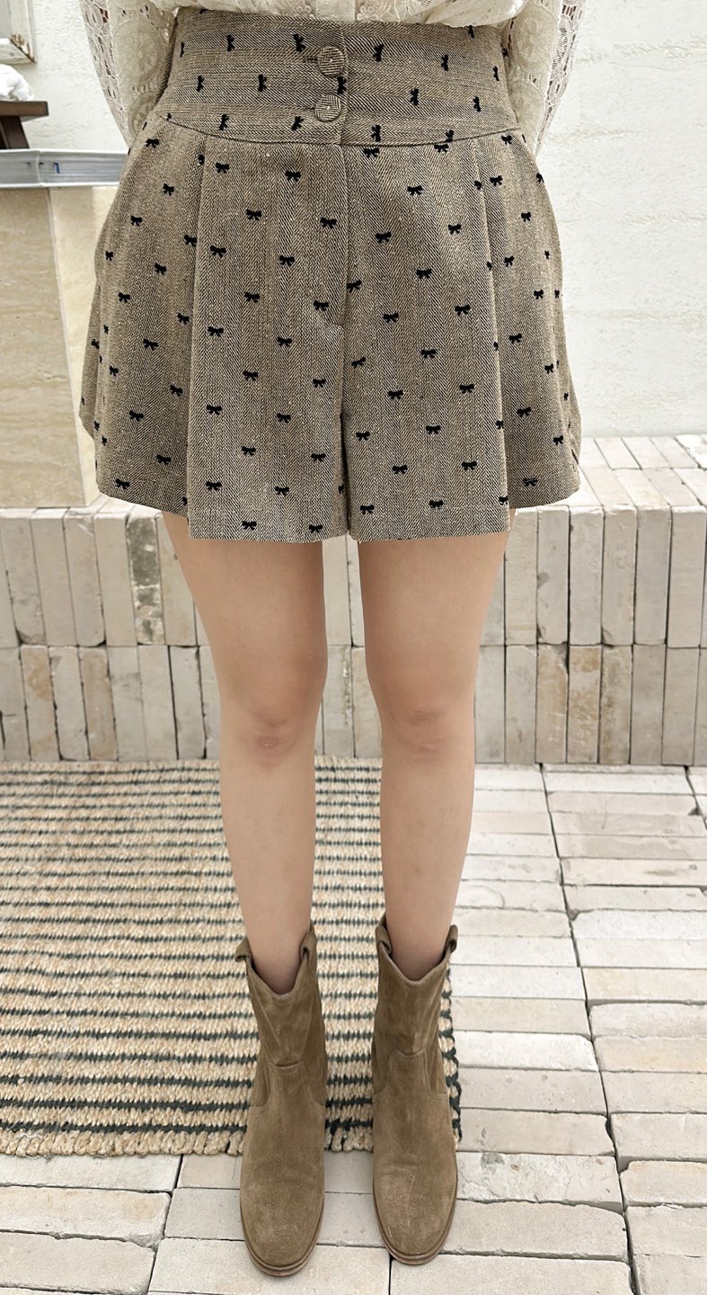 YARD東大門㊣實拍女士新品休閑人氣25秋冬真品時尚短褲人字形YARD短褲