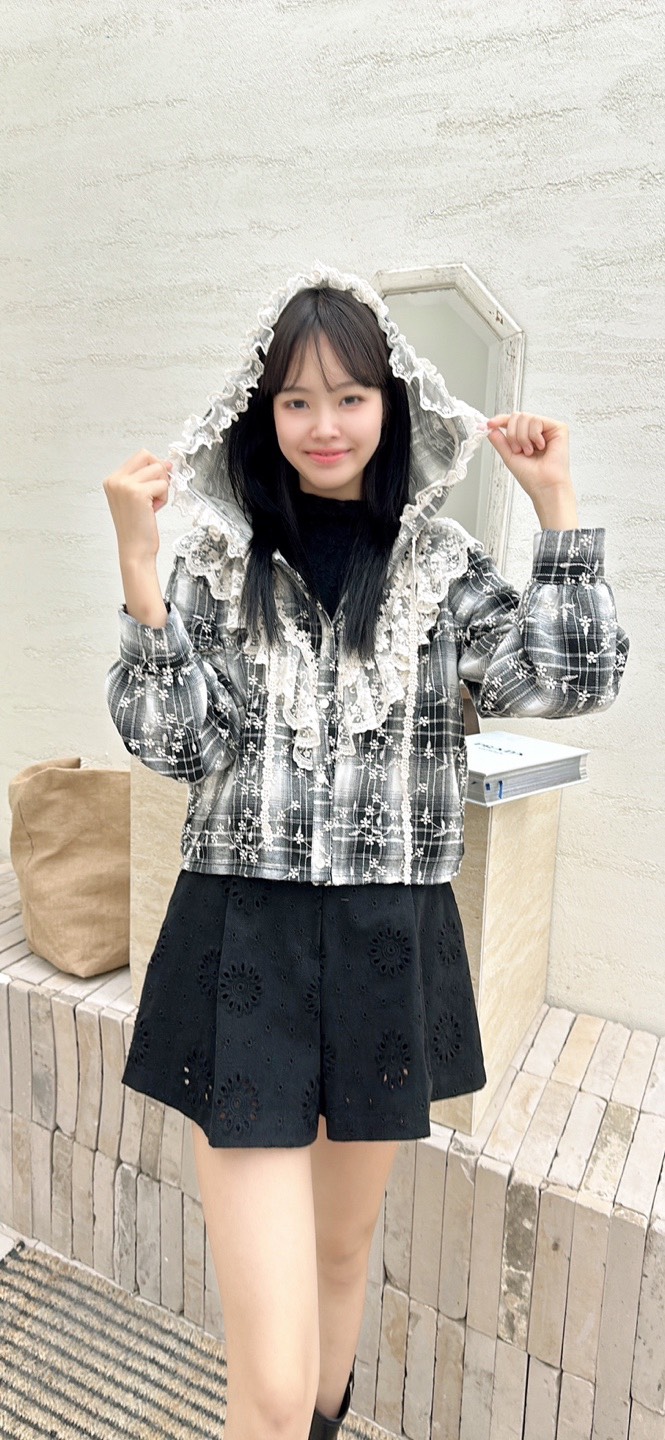 YARD東大門㊣直郵女士新品25秋冬職業人氣熱賣夾克刺繡兜帽YARD夾克