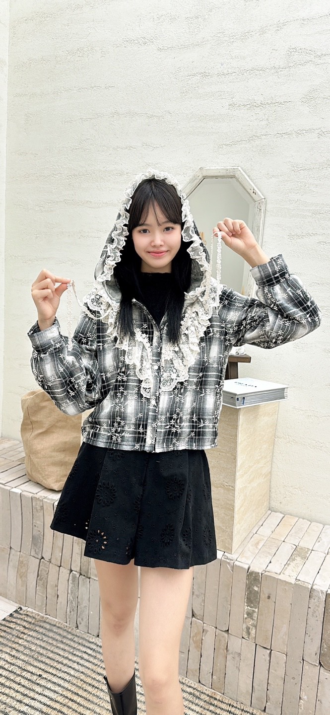 YARD東大門㊣直郵女士新品25秋冬職業人氣熱賣夾克刺繡兜帽YARD夾克