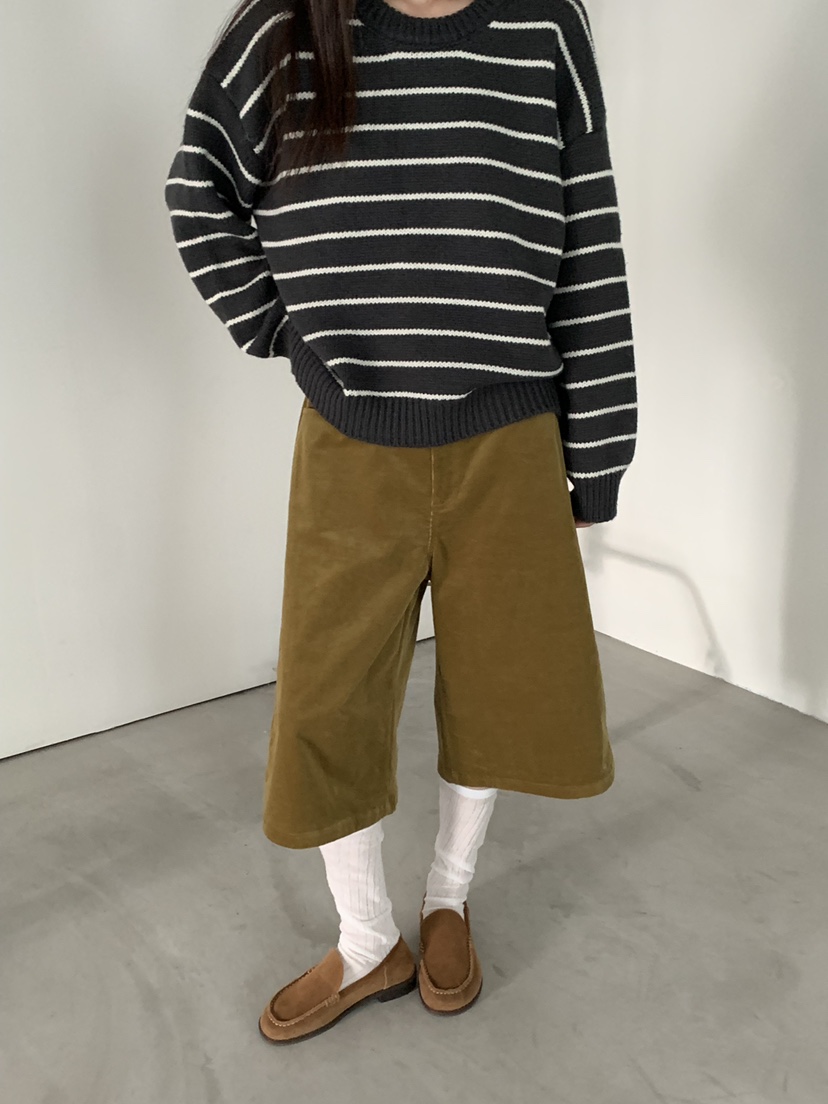 RIVER RAIN東大門㊣實拍女士新款熱賣職業時尚推薦短褲燈芯絨RIVER RAIN短褲