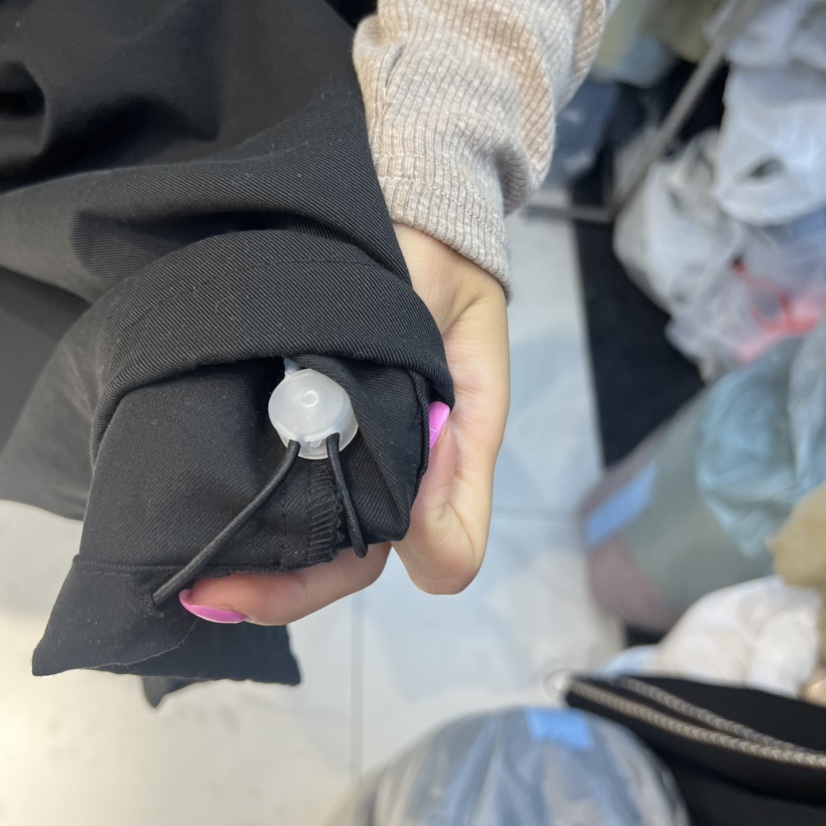 BLACK BABI韓國代購㊣女裝新品熱賣人氣職業時尚休閑褲口袋BLACK BABI休閑褲