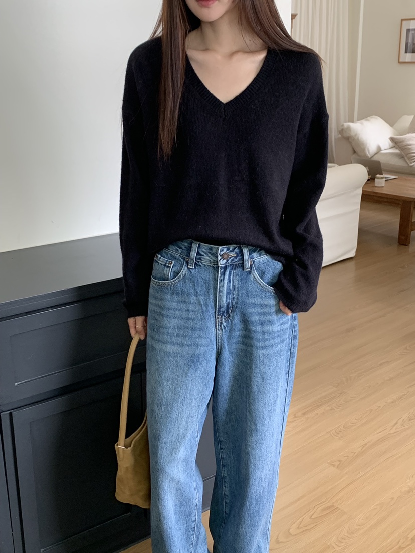RIVER RAIN東大門㊣代購女裝新品熱賣休閑真品人氣25秋冬針織衫RIVER RAIN針織衫