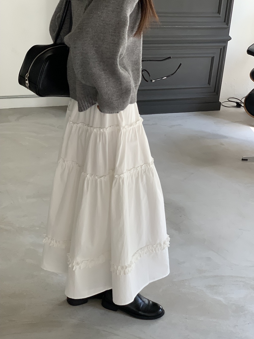 RIVER RAIN韓國直郵㊣女士新品真品人氣時尚25秋冬推薦長裙RIVER RAIN長裙