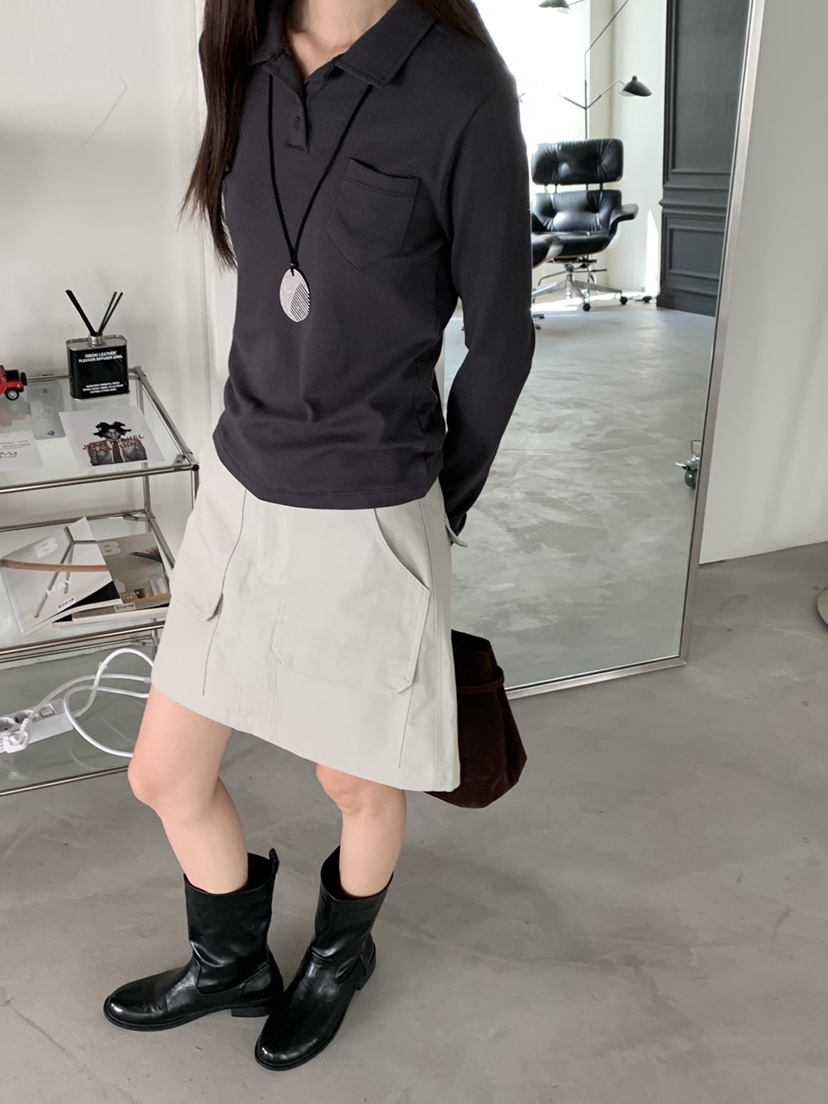 RIVER RAIN韓國代購㊣女裝新品人氣推薦職業時尚真品長袖T恤RIVER RAIN長袖T恤