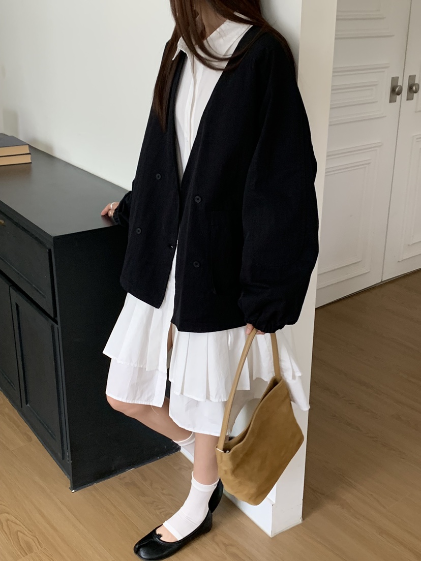 RIVER RAIN東大門㊣實拍女裝新品熱賣休閑推薦25秋冬真品夾克RIVER RAIN夾克
