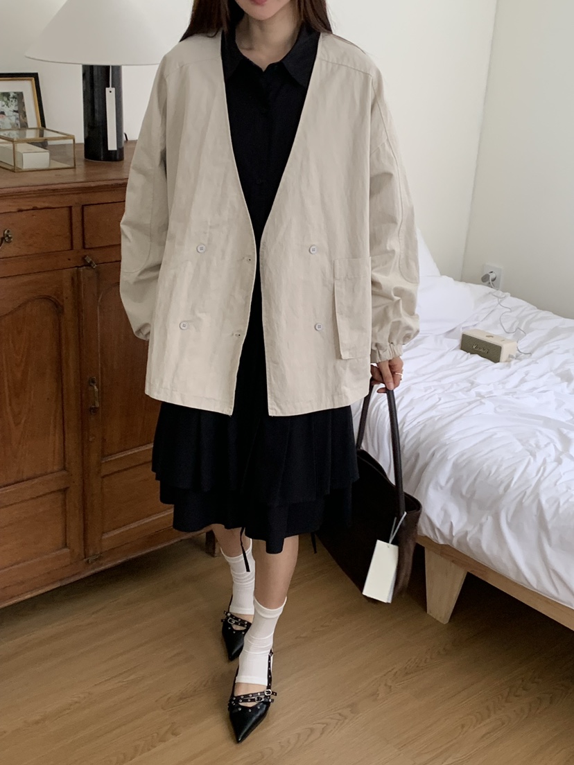 RIVER RAIN東大門㊣實拍女裝新品熱賣休閑推薦25秋冬真品夾克RIVER RAIN夾克