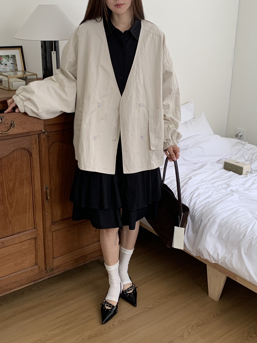 RIVER RAIN東大門㊣實拍女裝新品熱賣休閑推薦25秋冬真品夾克RIVER RAIN夾克