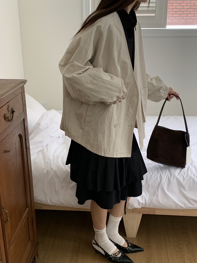 RIVER RAIN東大門㊣實拍女裝新品熱賣休閑推薦25秋冬真品夾克RIVER RAIN夾克