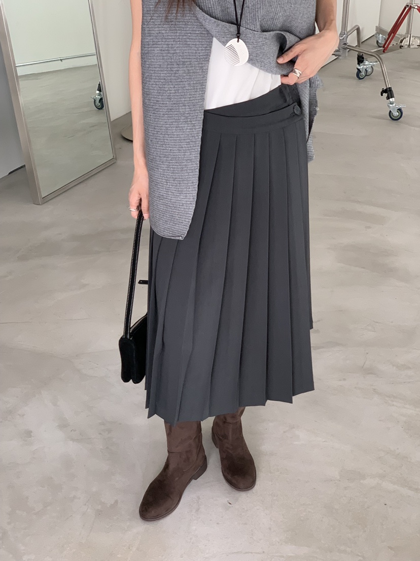 RIVER RAIN東大門㊣實拍女士新品職業25秋冬休閑人氣真品長裙RIVER RAIN長裙