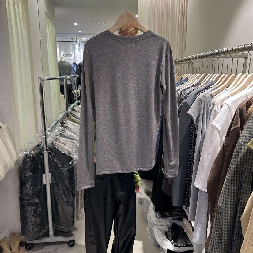 LIL東大門㊣實拍女士新品推薦職業時尚25秋冬真品休閑長袖T恤LIL長袖T恤