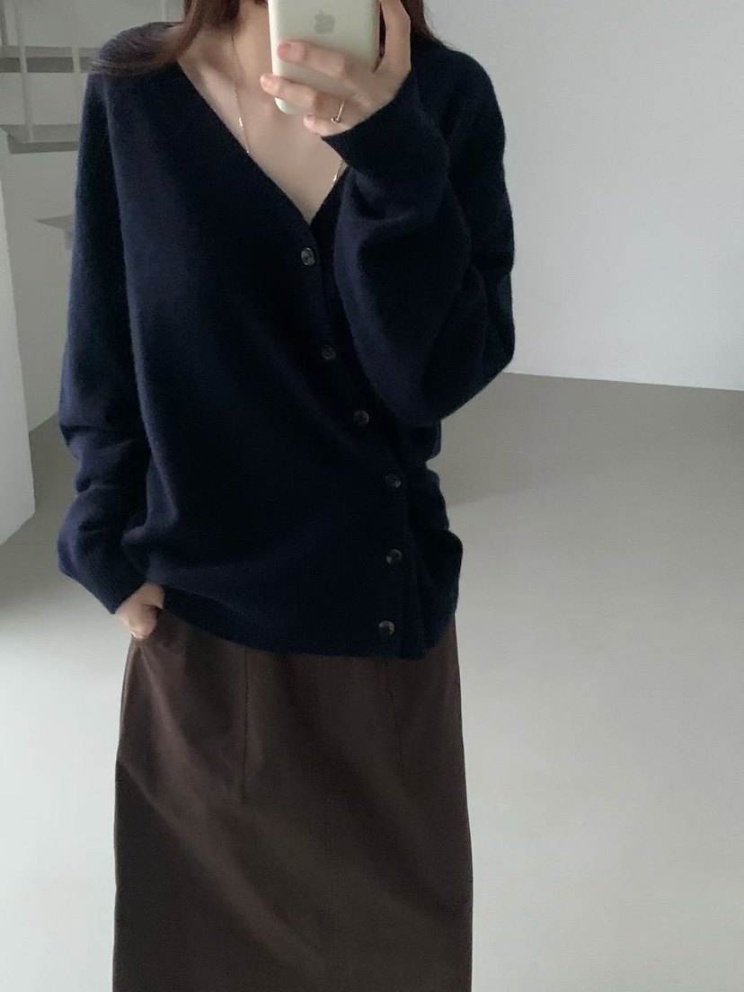 TAF韓國代購㊣女士新款推薦休閑人氣熱賣職業25秋冬時尚針織衫TAF針織衫