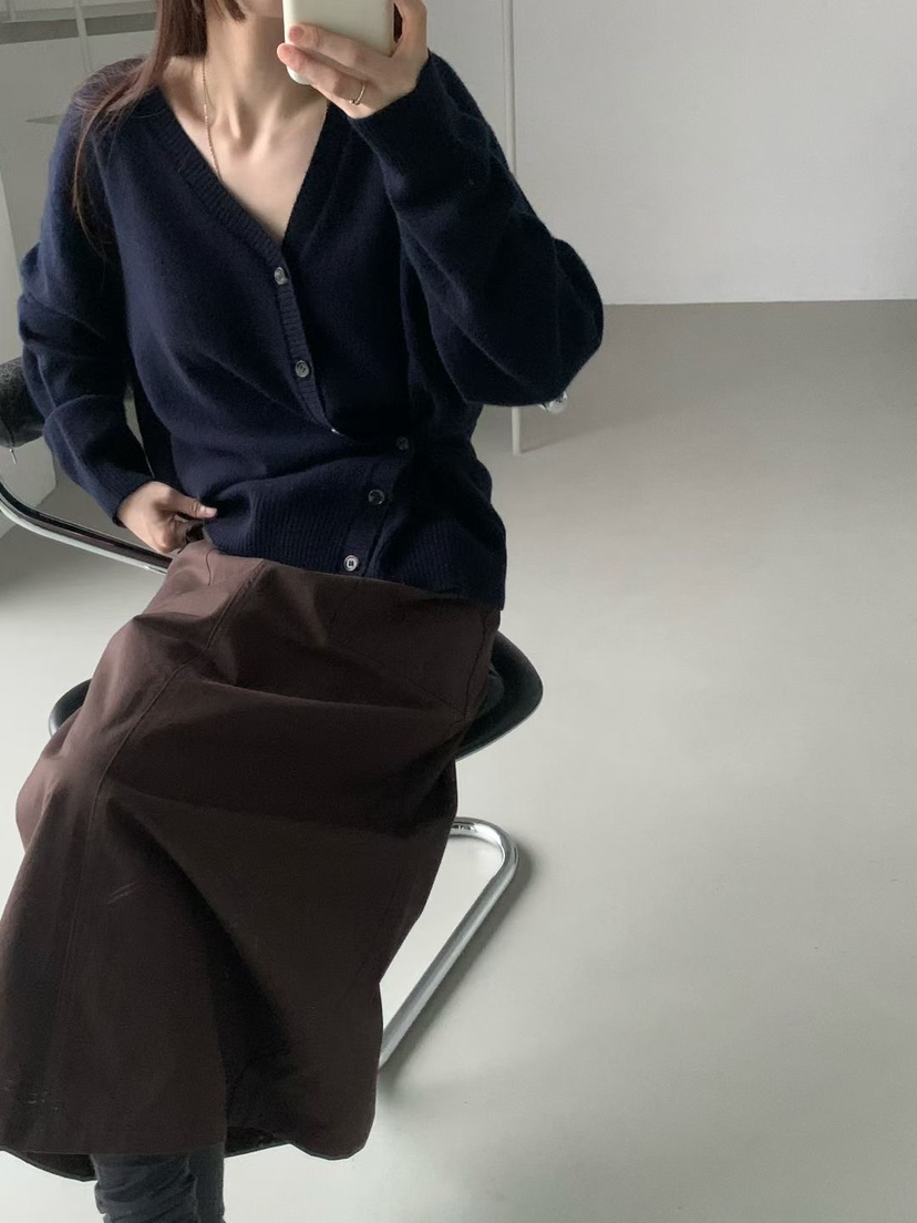 TAF韓國代購㊣女士新款推薦休閑人氣熱賣職業25秋冬時尚針織衫TAF針織衫