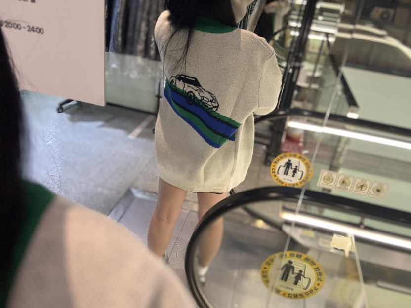 AWESOME-L韓國代購㊣女士新品時尚休閑人氣25秋冬針織衫開衫AWESOME-L針織衫