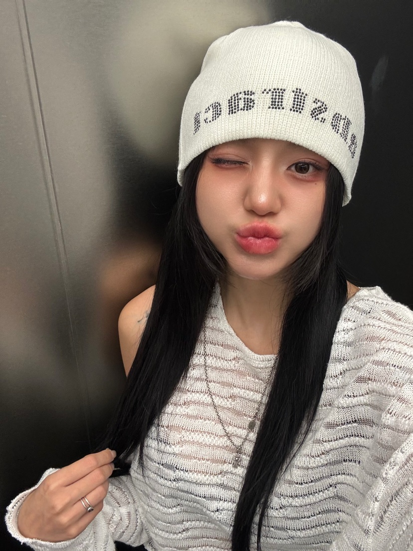 SEEOT韓國代購㊣女裝新品時尚職業25秋冬真品帽子男女同款短款GGD帽子
