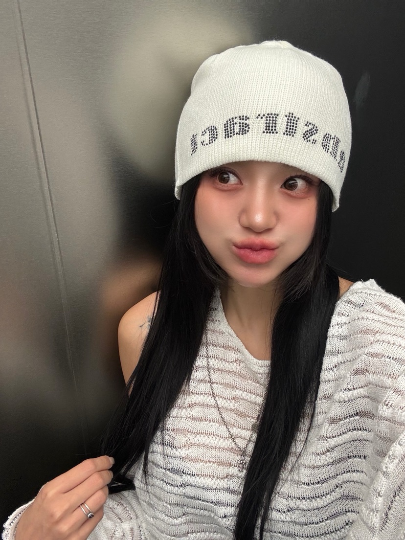 SEEOT韓國代購㊣女裝新品時尚職業25秋冬真品帽子男女同款短款GGD帽子