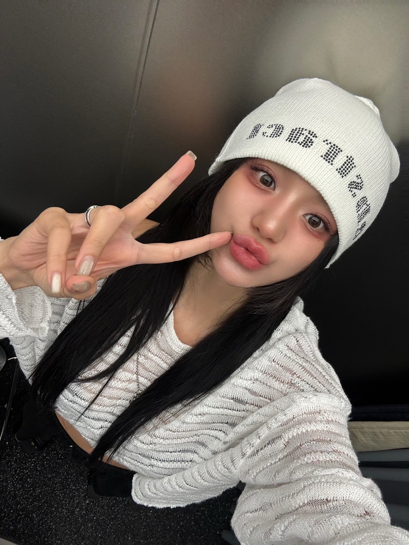 SEEOT韓國代購㊣女裝新品時尚職業25秋冬真品帽子男女同款短款GGD帽子