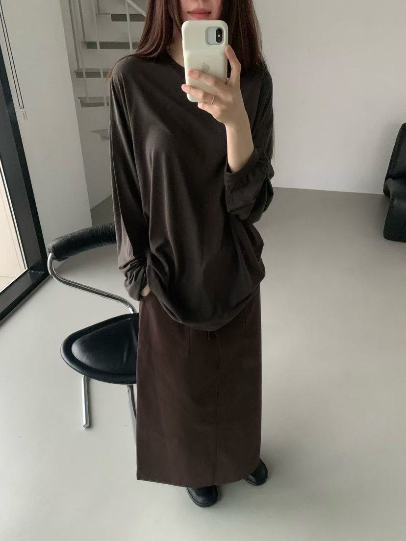 TAF韓國代購㊣女士新款熱賣時尚職業人氣真品半身裙中短裙口袋TAF半身裙/中短裙