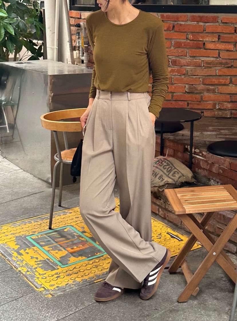 HEIZE韓國直郵㊣女裝新品25秋冬推薦職業真品人氣時尚休閑褲HEIZE休閑褲