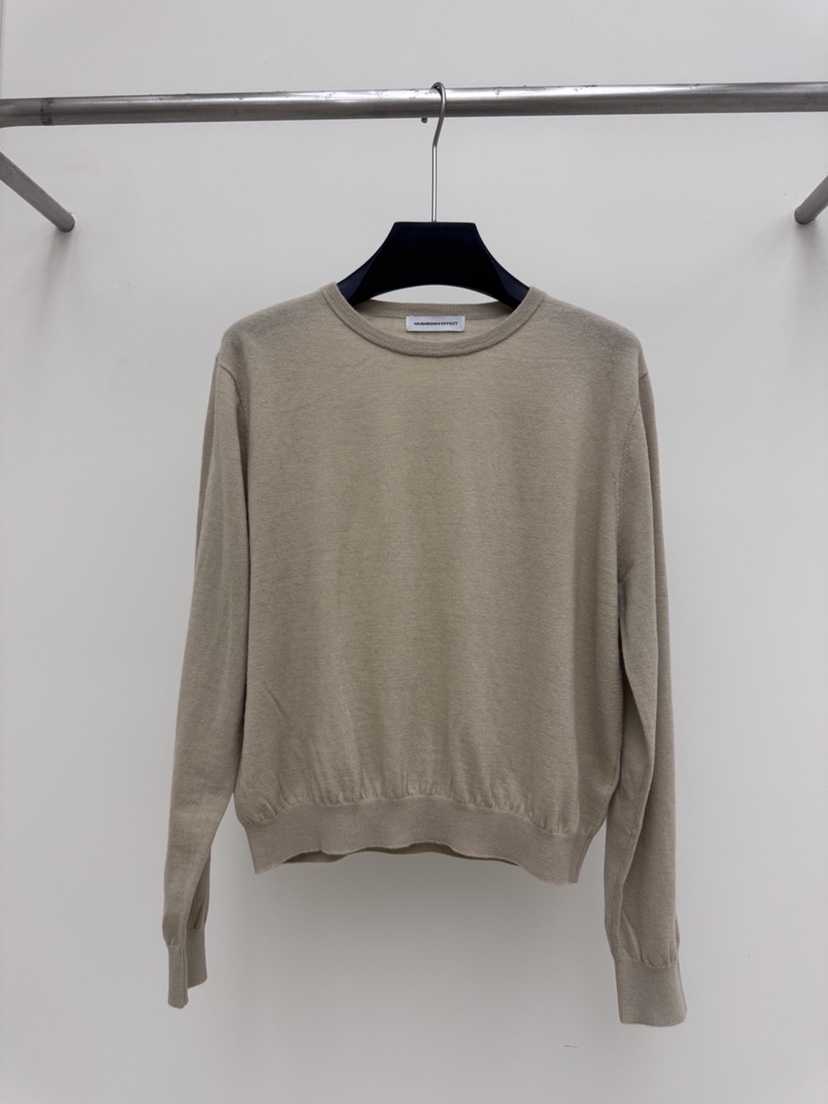 MUSHROOM EFFECT韓國直郵㊣女士新品25秋冬真品職業針織衫MUSHROOM EFFECT針織衫