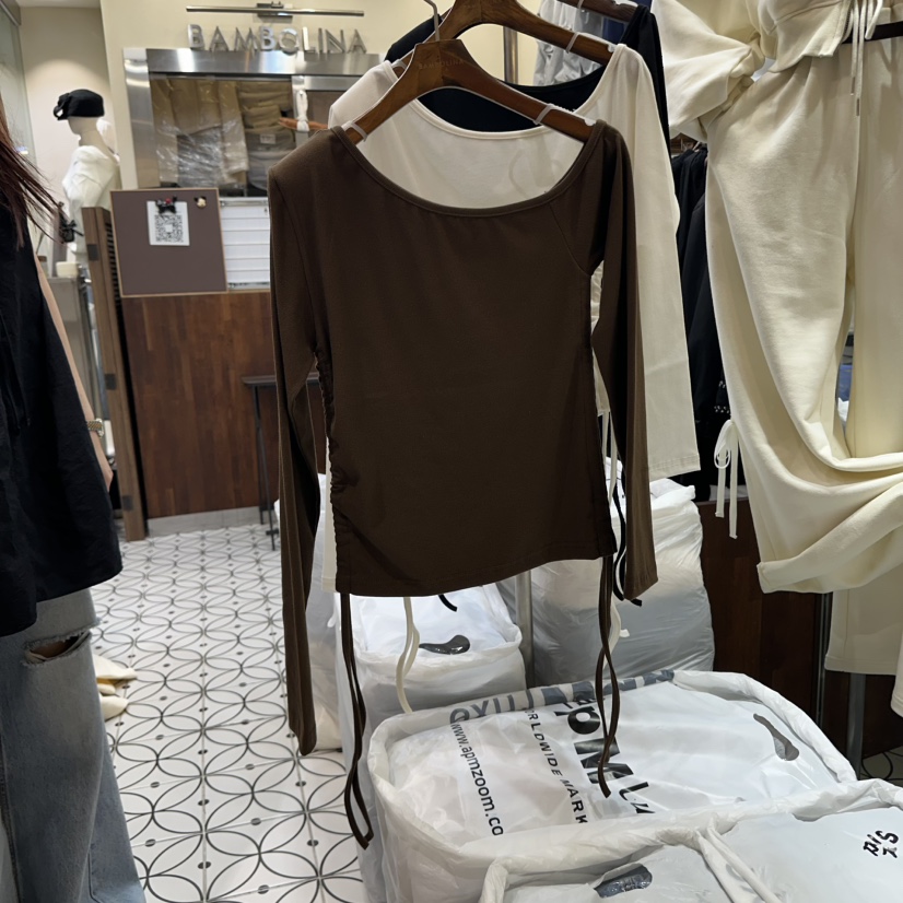 BAMBOLINA東大門㊣實拍女裝新款熱賣真品人氣推薦25秋冬長袖T恤BAMBOLINA長袖T恤圖色3