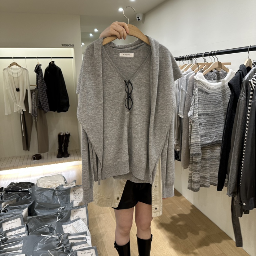 WINSOME東大門㊣直郵女裝新品真品職業時尚套裝兩件套披肩開衫WINSOME套裝圖色2
