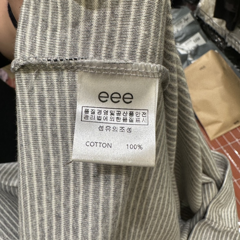 E/E/E東大門㊣直郵女士新品真品休閑推薦時尚人氣長袖T恤E/E/E長袖T恤