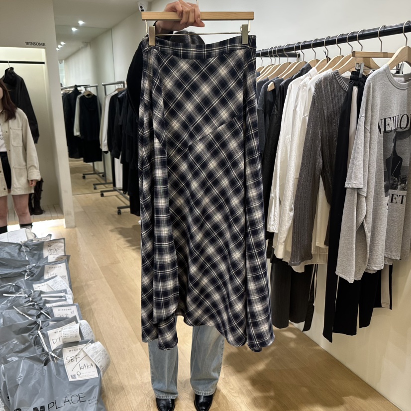 WINSOME韓國直郵㊣女士新款25秋冬職業熱賣推薦休閑真品長裙WINSOME長裙圖色2