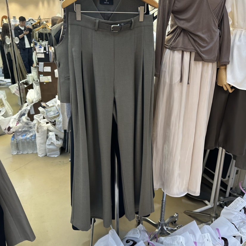 SANS東大門㊣直郵女裝新款真品時尚熱賣休閑人氣25秋冬休閑褲SANS休閑褲圖色2