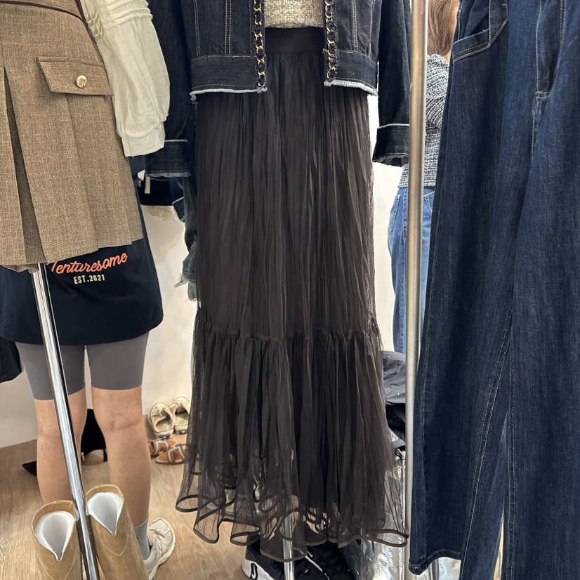 ABLESTUDIO東大門㊣代購女士新品推薦真品25秋冬時尚人氣長裙ABLESTUDIO長裙