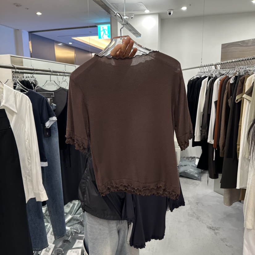 PAVEL東大門㊣直郵女裝新品真品25秋冬時尚熱賣推薦休閑T恤PAVELT恤